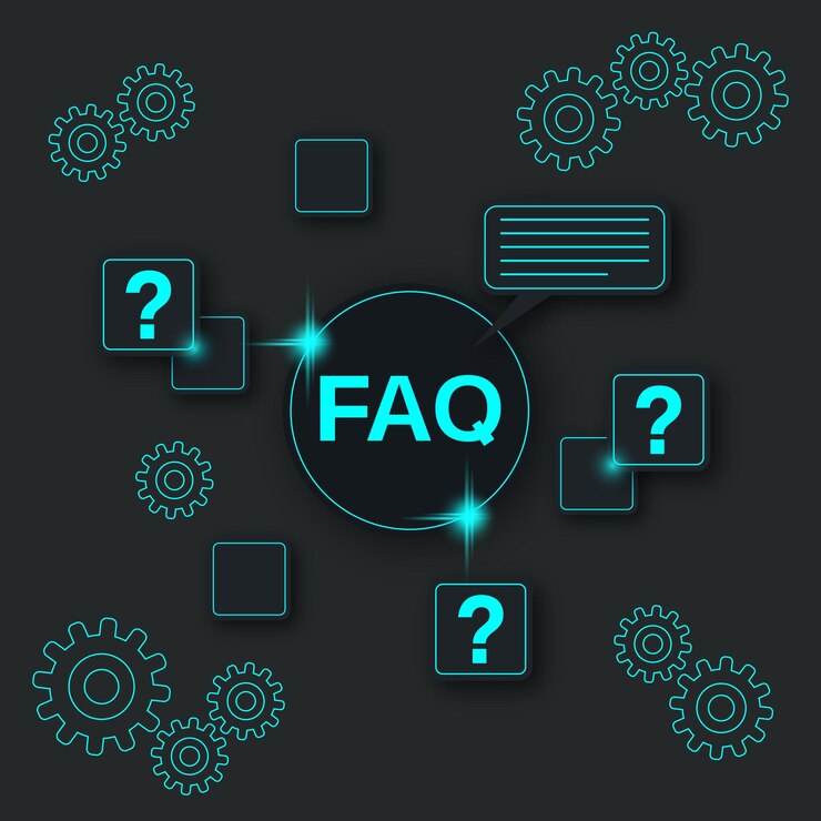 Vector ilustración del concepto de vector de preguntas frecuentes