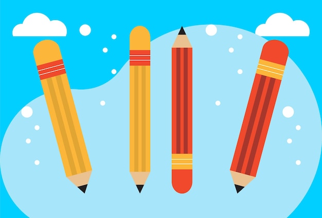 Ilustración conceptual con lápiz