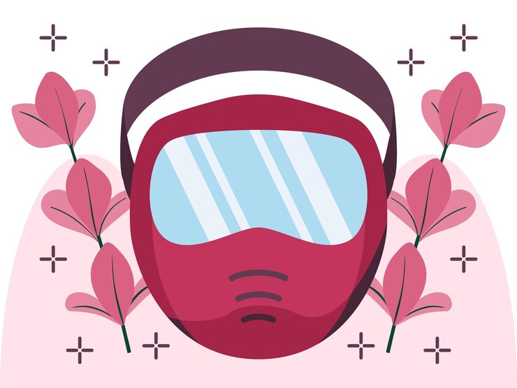 Vector ilustración conceptual de la máscara de bodas elegante y hermosa