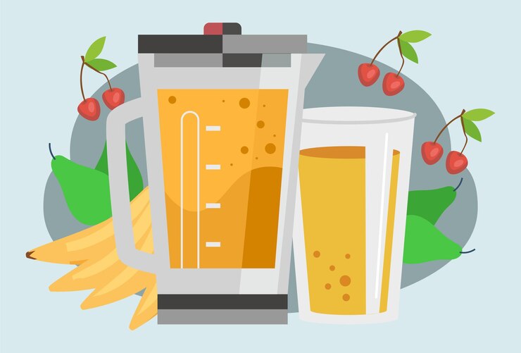 Vector ilustración conceptual de la taza de medición elegante y hermosa