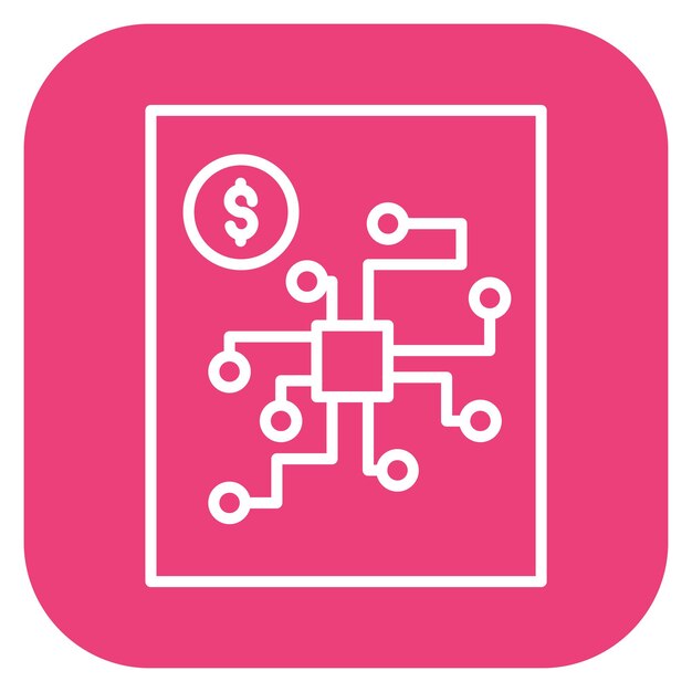 Ilustración conceptual vectorial del mapa