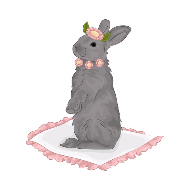 Ilustración de un conejo