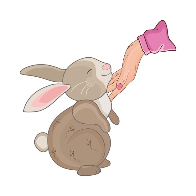 Ilustración de un conejo