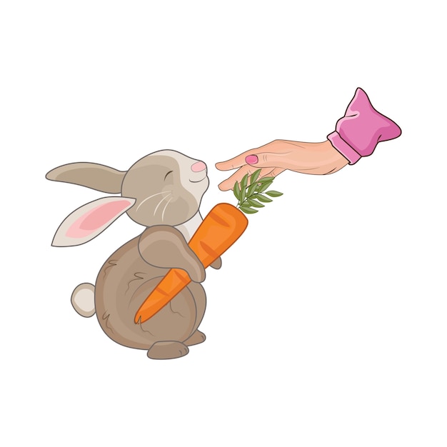 Ilustración de un conejo