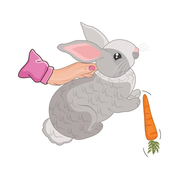 Ilustración de un conejo