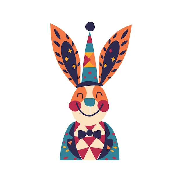 Vector ilustración de conejos para niños