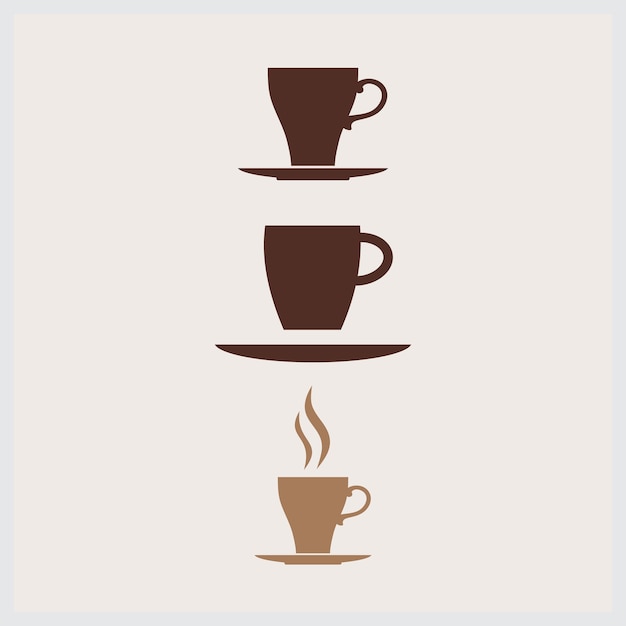 Vector ilustración de conjunto de elementos de taza de café