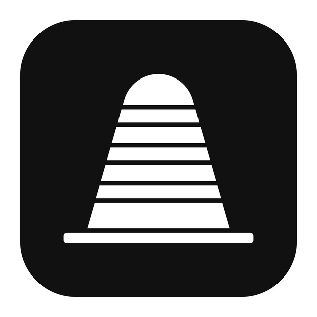Ilustración del cono vectorial de tráfico