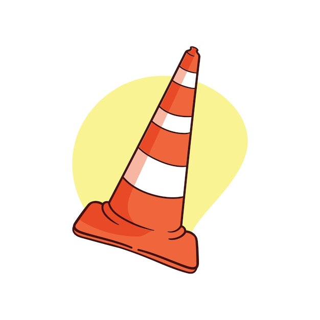Ilustración de la construcción del cono