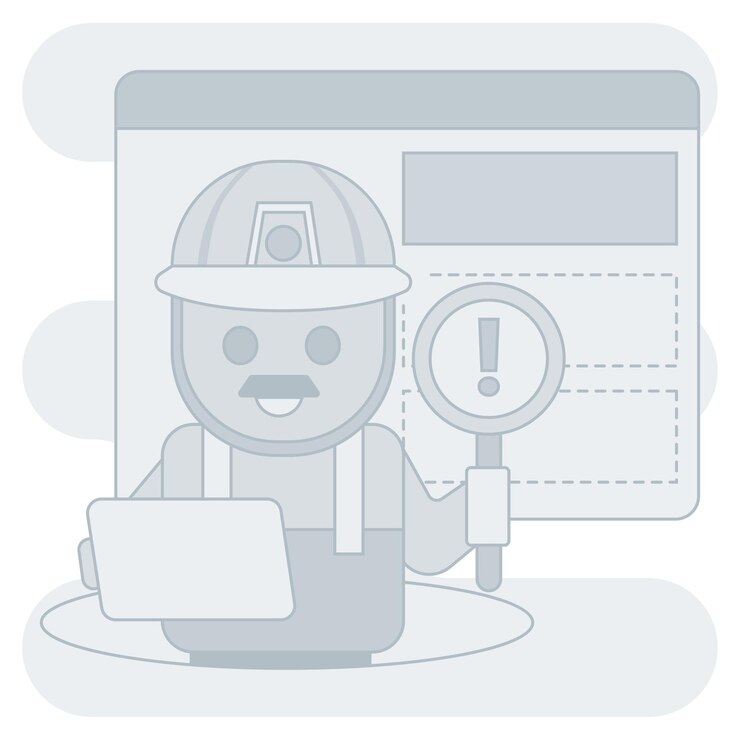 Vector ilustración en construcción perfecta para proyectos de interfaz de usuario uiux