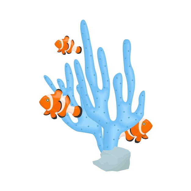 Ilustración de un coral