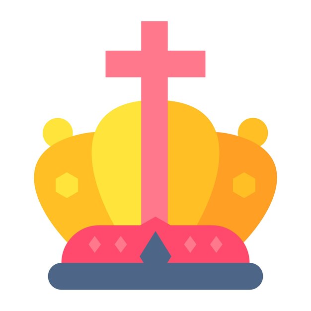 Ilustración de la corona del rey