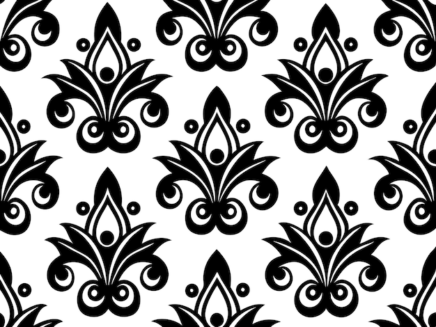 Ilustración de las costuras de Doddle en blanco y negro