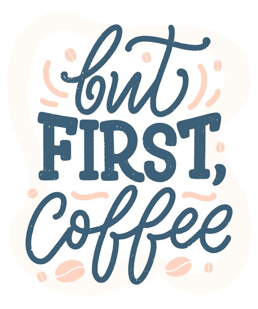 Ilustración de cotización de letras modernas