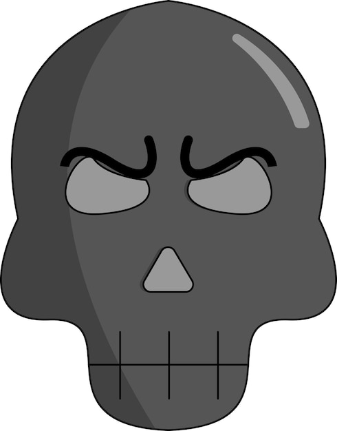 ilustración del cráneo