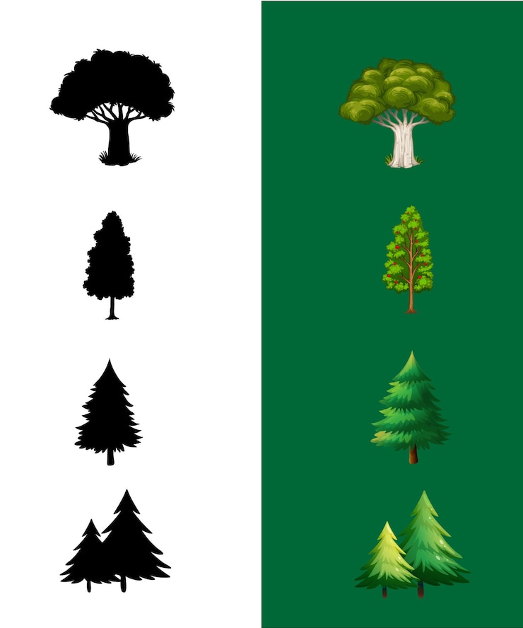 Vector ilustración creativa del árbol