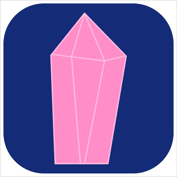 Vector ilustración de cristal