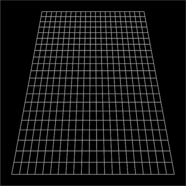 Ilustración de cuadrícula en blanco y negro
