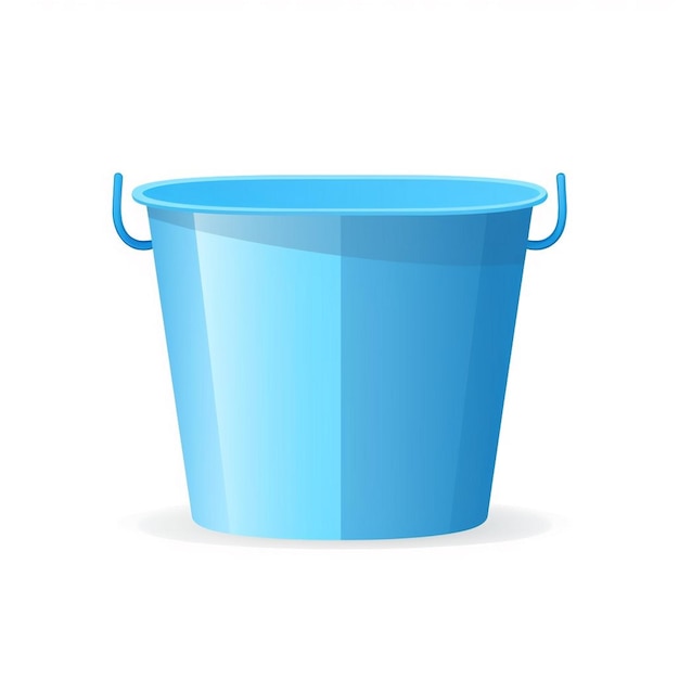ilustración cubo vector diseño objeto aislado plástico icono contenedor equipo vacío