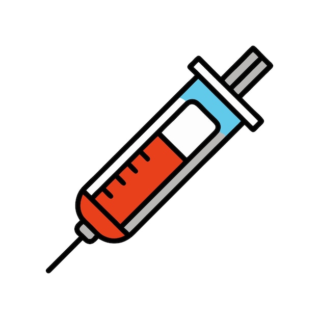Ilustración de cuidado médico y de diabetes de Insulin Clipart Vector para diseños de salud