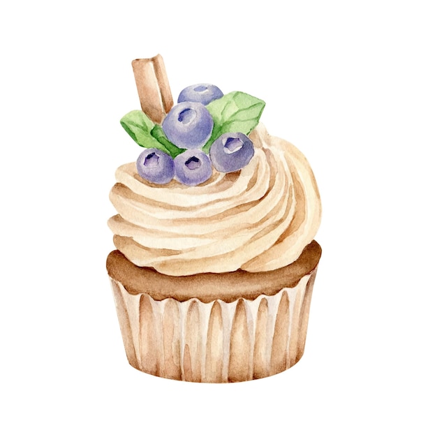 Ilustración de cupcake