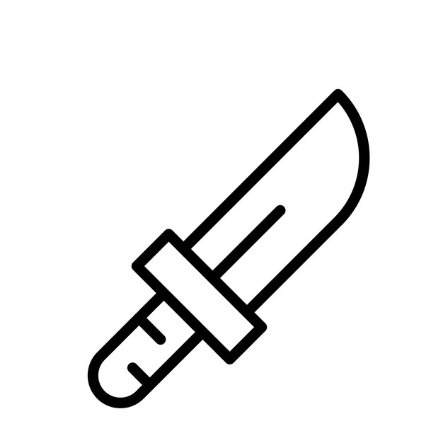 Ilustración de daga