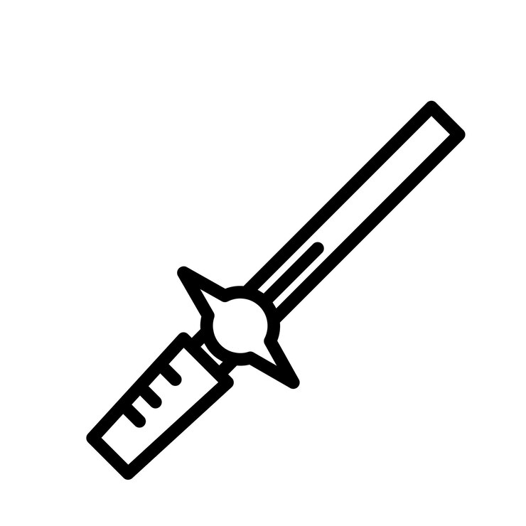 Vector ilustración de daga