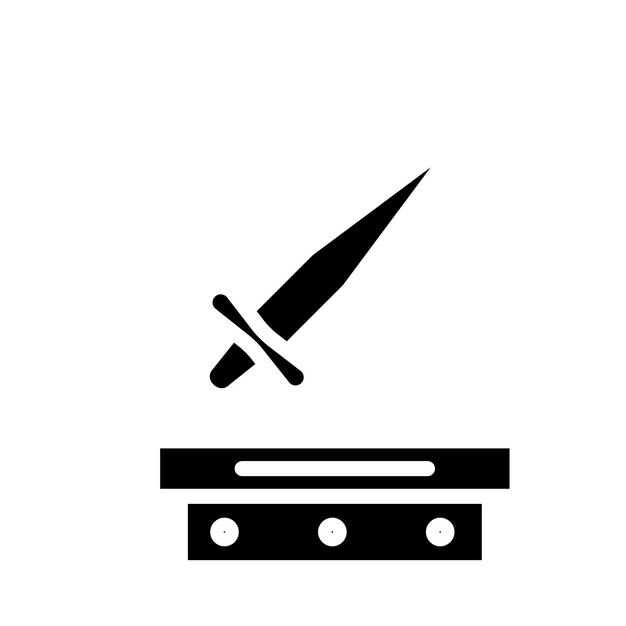 Ilustración de daga