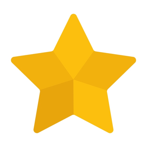Ilustración de decoración de estrellas Icono sobre fondo blanco