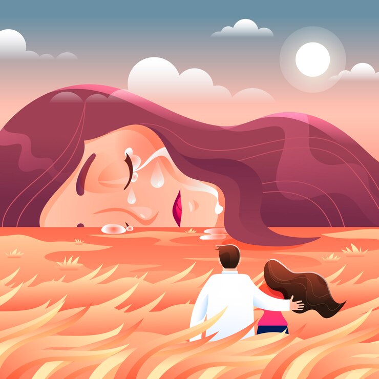 Vector ilustración de degradado para la celebración del día mundial de la salud.