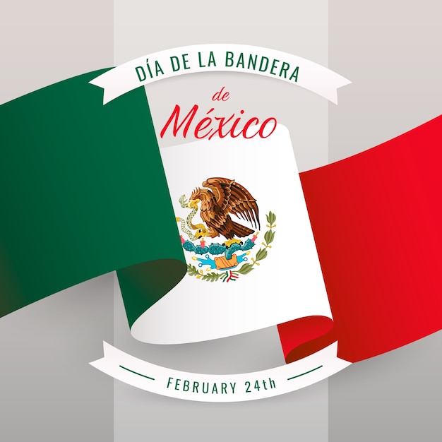 Ilustración de degradado dia de la bandera