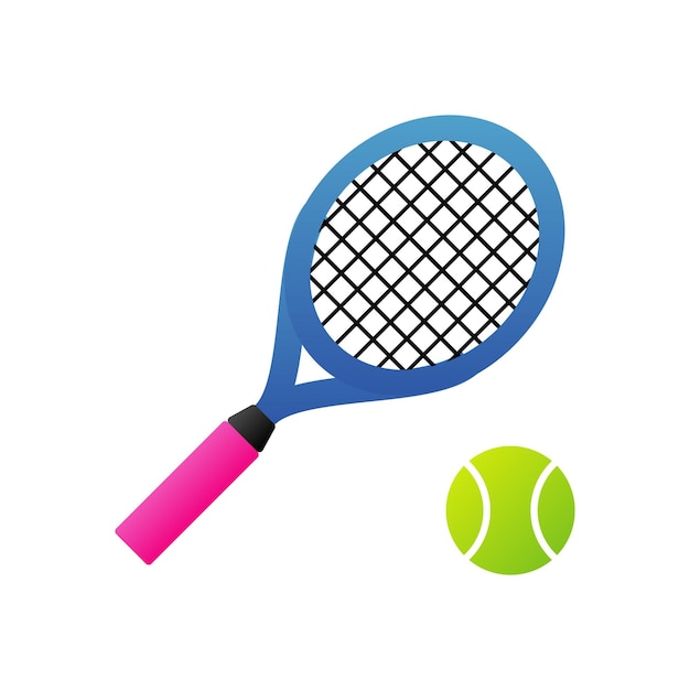 Ilustración del deporte de la raqueta