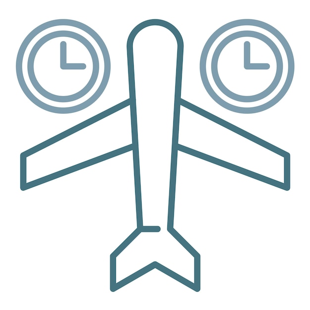 Ilustración del desequilibrio del jet lag