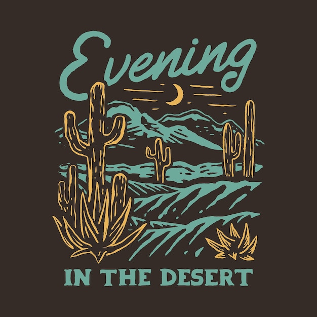 ilustración del desierto