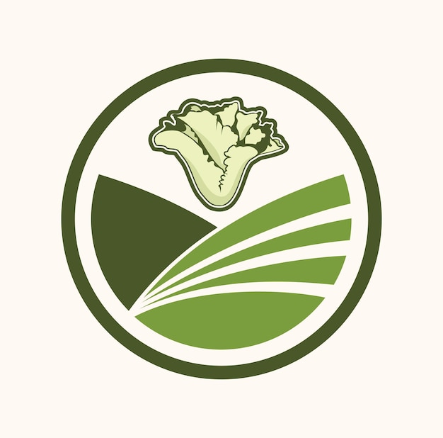 Ilustración de la designación del logotipo de la granja