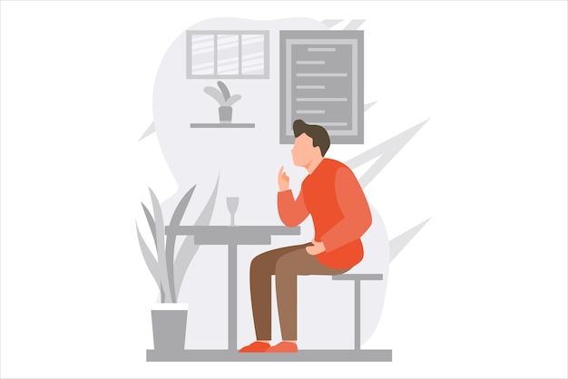 Ilustración de la designación del piso de la cafetería