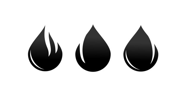 Ilustración de la designación de la señal de gota de aceite