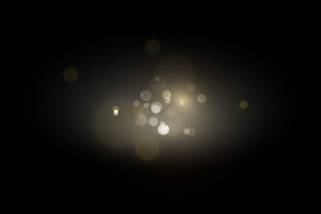 Ilustración de destellos, luces y destellos