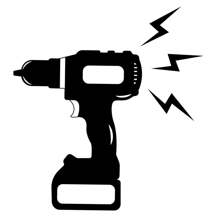Vector ilustración de un destornillador sobre un fondo transparente
