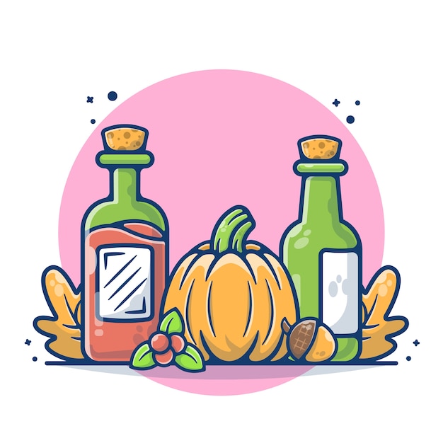 Ilustración del día de acción de gracias