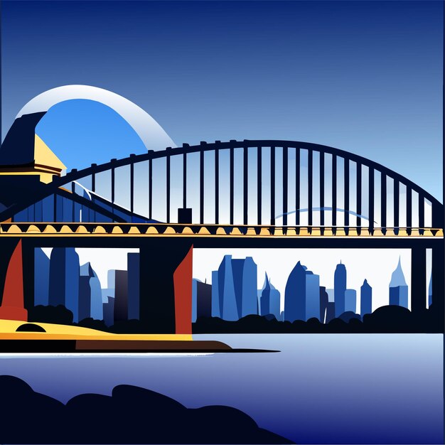 Vector ilustración del día de australia plana