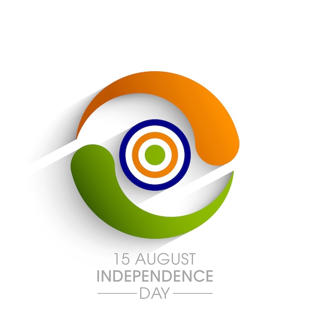 Ilustración del día de la independencia india el 15 de agosto