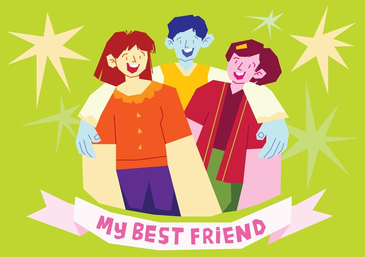 Vector ilustración del día internacional de la amistad