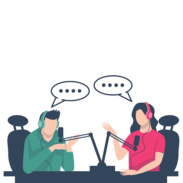 Ilustración para el Día Internacional del Podcast