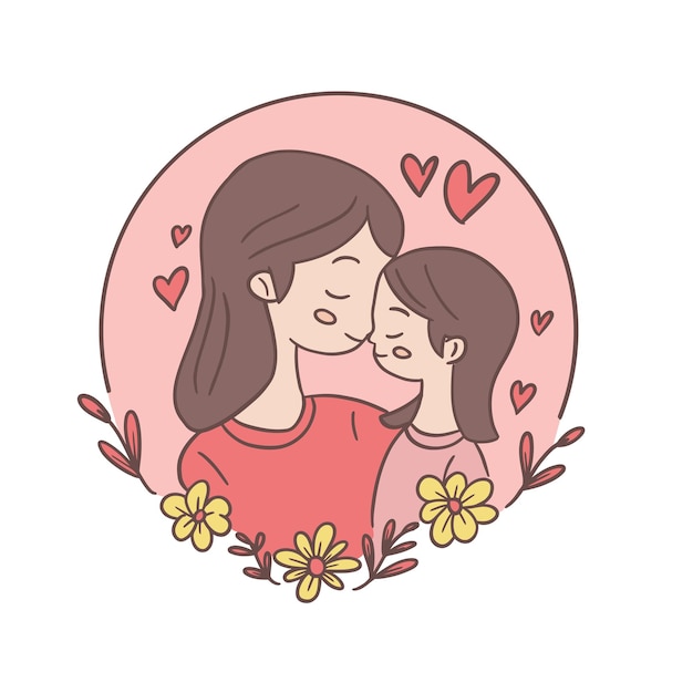 Ilustración del Día de la Madre