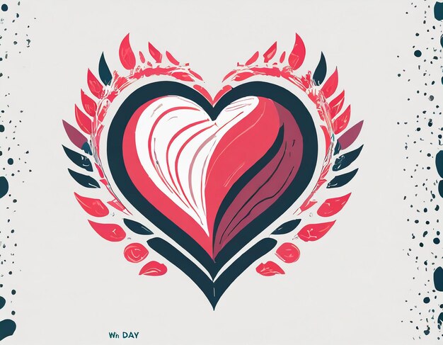 Vector ilustración del día mundial del corazón