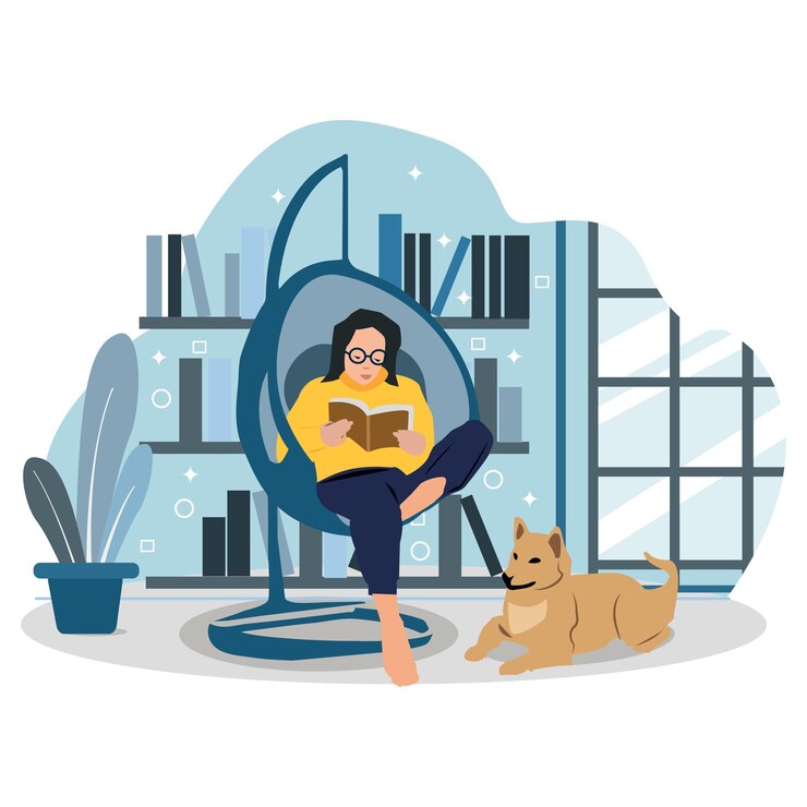 Vector ilustración del día mundial del libro plano vectorial