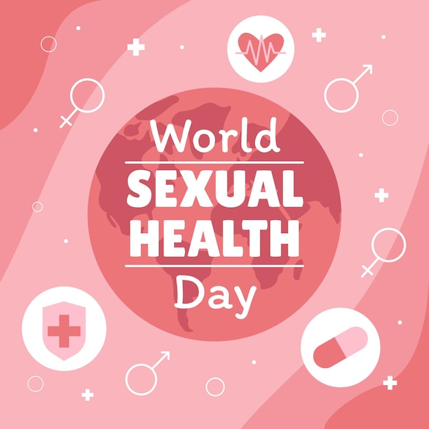 Ilustración del día mundial de la salud sexual