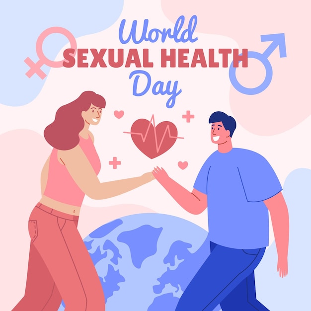 Ilustración del día mundial de la salud sexual