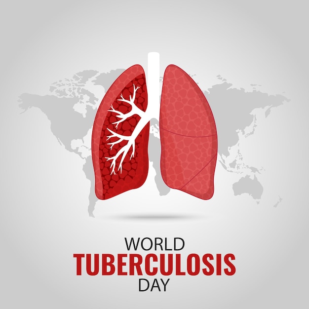 Ilustración del Día Mundial de la Tuberculosis